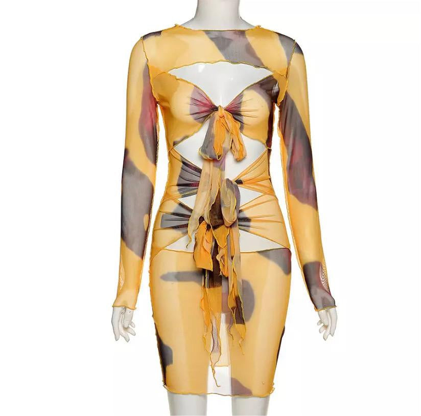 Tied down dress